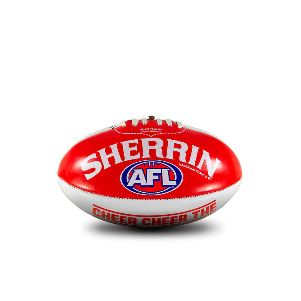 Sydney Swans AFL Sherrin PVC Softie Mascot Ball | 20CM - SHERRIN