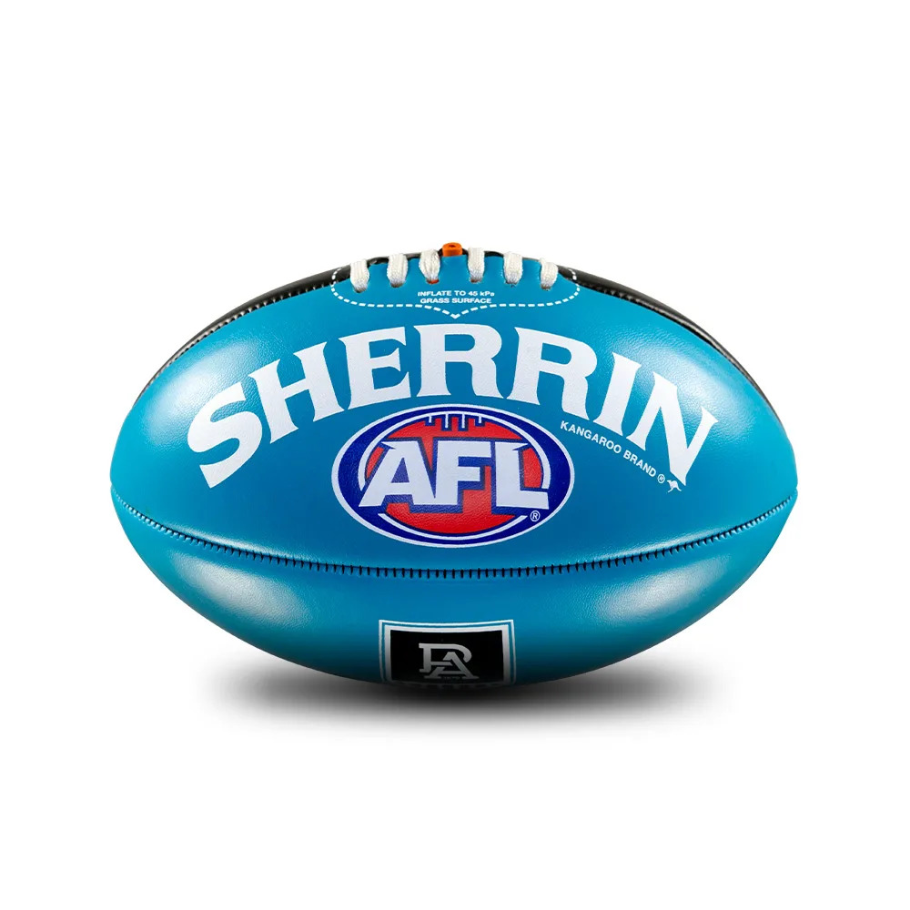 Port Adelaide Power AFL Sherrin Team Logo Ball | Size 2 - SHERRIN