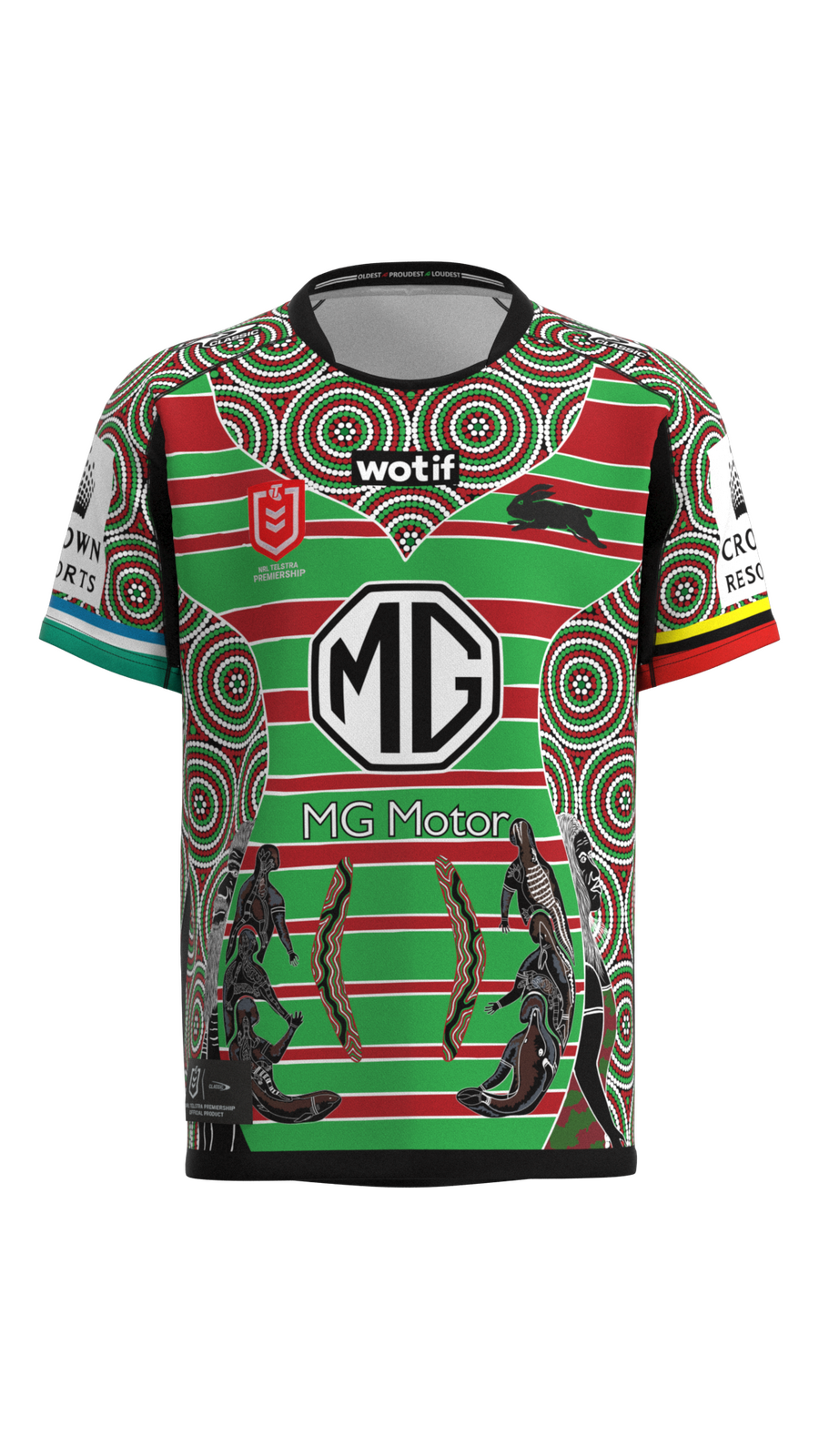 2023 North Queensland Cowboys Mens Replica Indigenous Jersey